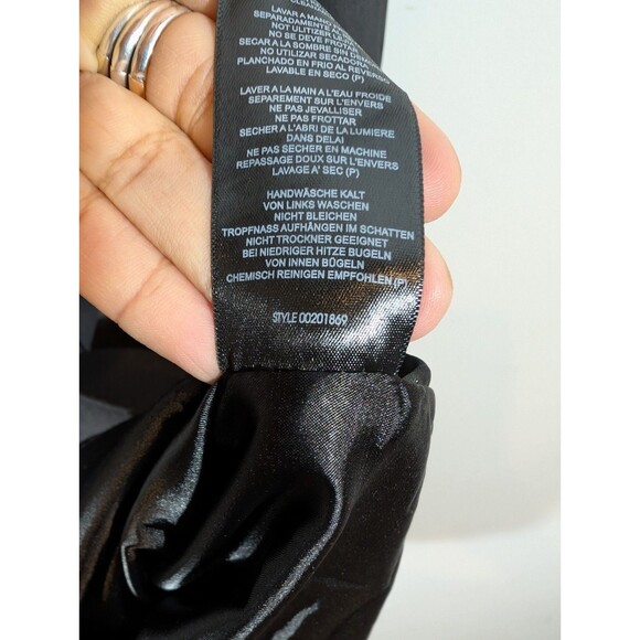 City Chic Women Black Sleeveless Ruffle Party Dress XL Cocktail Club Luxe Sexy - Picture 7 of 9